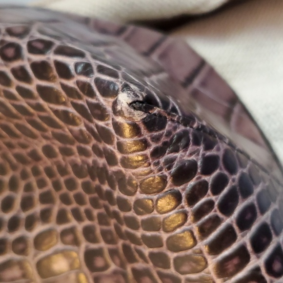 Vince Crocodile Stamped Cow Leather Bag - Picture 6 of 17